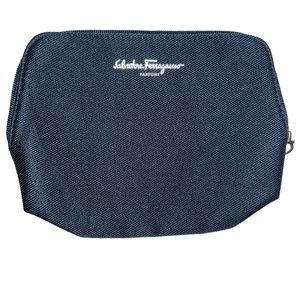 Salvatore Ferragamo AEROFLOT Airlines parfum zip pouch makeup bag NEW